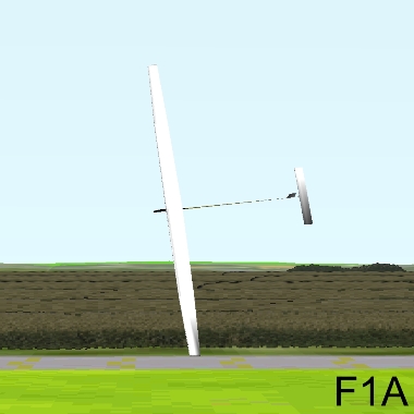 Модель планера F1A